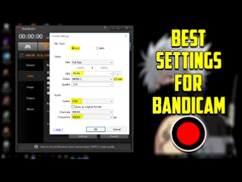 Best Settings For Bandicam | Get Best Video Quality