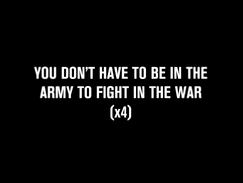 Видеоклип George Ezra - You Don't Have To Be In The Army To Fight In The War (lyrics)