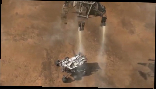 Марсоход Curiosity и его посадка на Марс