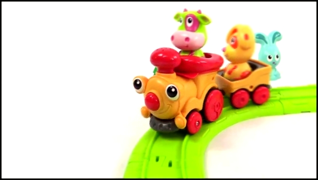 Видеоклип Крошка-поезд и детская железная дорога. Мультфильм про паровозик