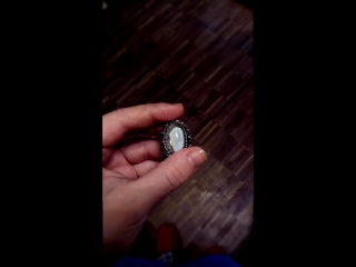 кольцо "Великолепный Век" с фантомным опалом