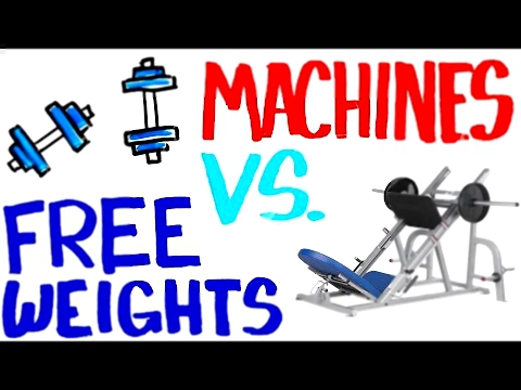Free Weights vs Machines - Best For Building Muscle? Get Stronger?