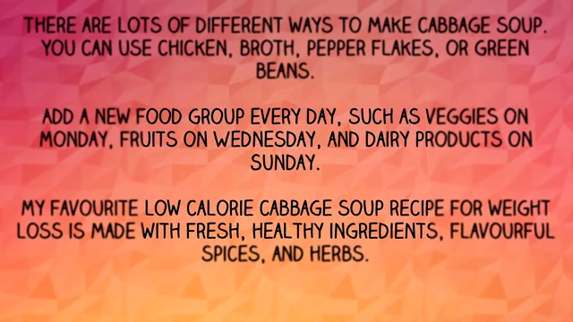 Видеоклип Low Calorie Cabbage Soup Recipe and How to Get Results on the Cabbage Soup Diet Plan