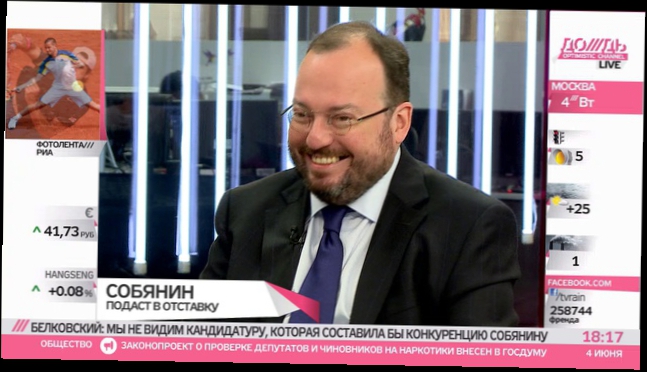 Видеоклип Политолог Белковский: Собянин не верил, что переизберется в 2015 году