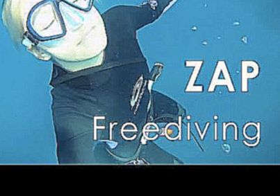 Zap — Free-diving. Девушка ныряет на 30 метров.
