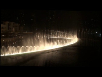 Самый дорогой фонтан в мире Дубай 2009 Смотреть только в самом хорошем качестве