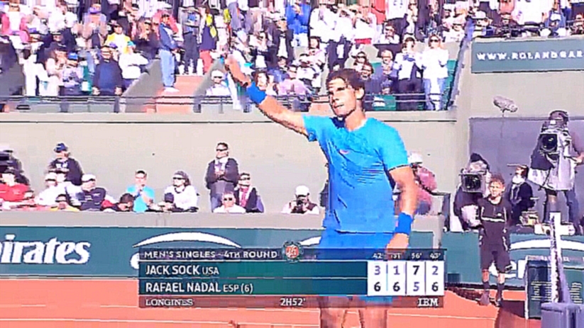 Видеоклип Nadal vs. Sock / R4 RG 2015 / HIGHLIGHTS 
